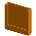 Giá treo bộ điều khiển đèn LED cho bảng HSW (Honeycomb Storage Wall) - Thumbnail 1