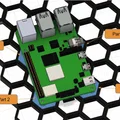 Ngàm gắn Raspberry Pi cho HSW Honeycomb Storage Wall - Thumbnail 2
