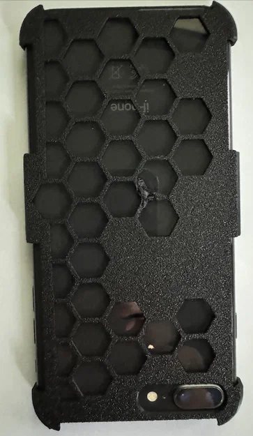 Ốp lưng tổ ong cho iPhone 8 Plus thiết kế in 3D cá tính - Image 1