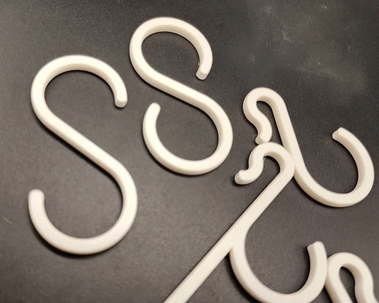 Bộ móc treo chữ S (Scalable S Hooks) in 3D tiện lợi, tùy chỉnh kích thước - Image 2