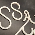Bộ móc treo chữ S (Scalable S Hooks) in 3D tiện lợi, tùy chỉnh kích thước - Thumbnail 2