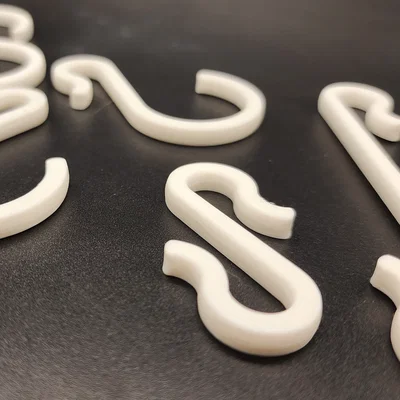 Bộ móc treo chữ S (Scalable S Hooks) in 3D tiện lợi, tùy chỉnh kích thước