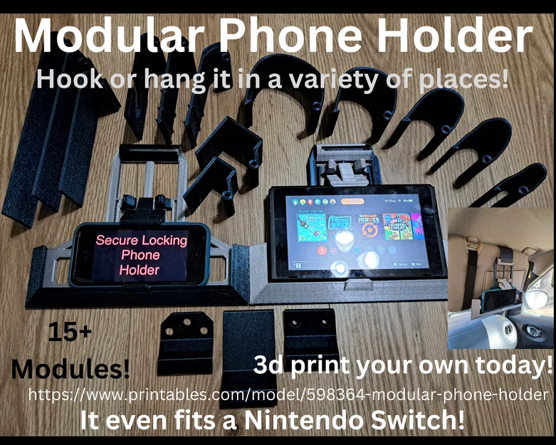 Modular Phone Holder - Giá đỡ điện thoại đa năng dạng mô-đun - Image 1