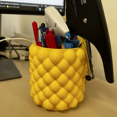 Mẫu in 3D Bubble Vase đa năng: Ống cắm bút và chậu cây nghệ thuật