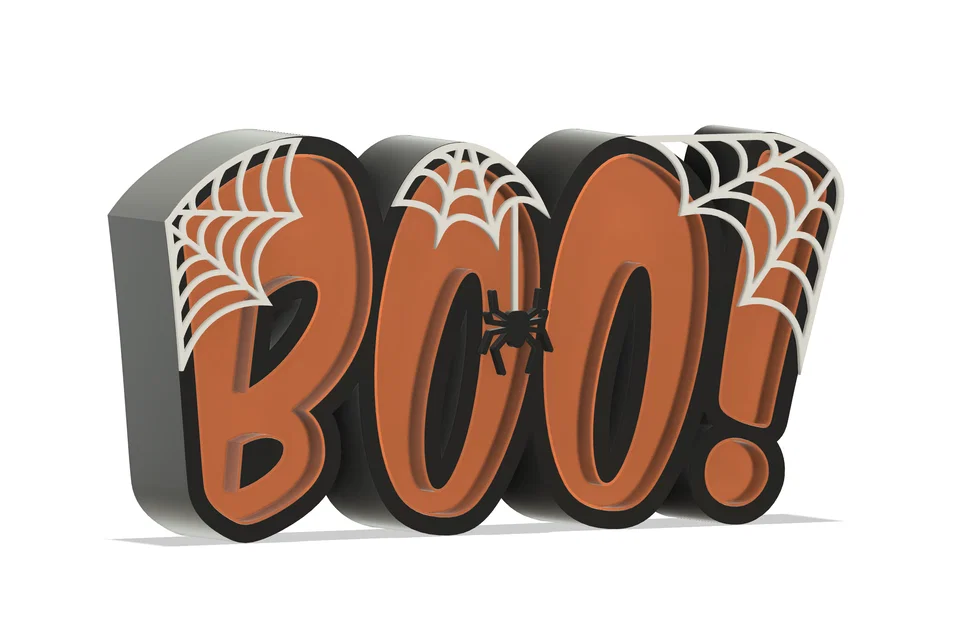 BOO! Hộp Đèn Lightbox 3D Trang Trí Halloween - Image 5