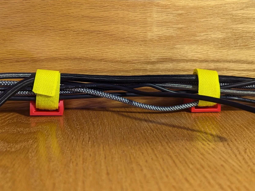Bracket Quản Lý Dây Cáp Bàn Làm Việc Dùng Velcro - Image 3