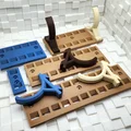 Bộ móc treo tường thông minh French Cleat (In 3D dễ dàng, không cần support) - Thumbnail 2