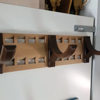 Bộ móc treo tường thông minh French Cleat (In 3D dễ dàng, không cần support)