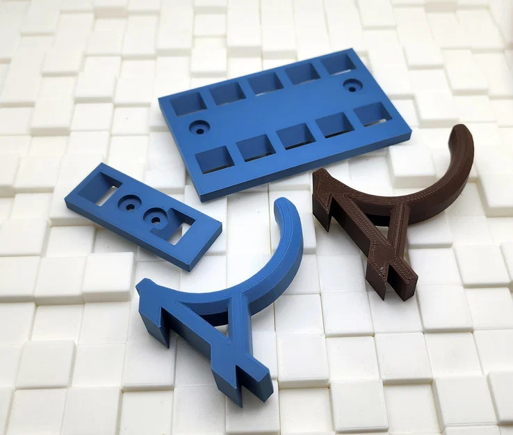 Bộ móc treo tường thông minh French Cleat (In 3D dễ dàng, không cần support) - Image 5