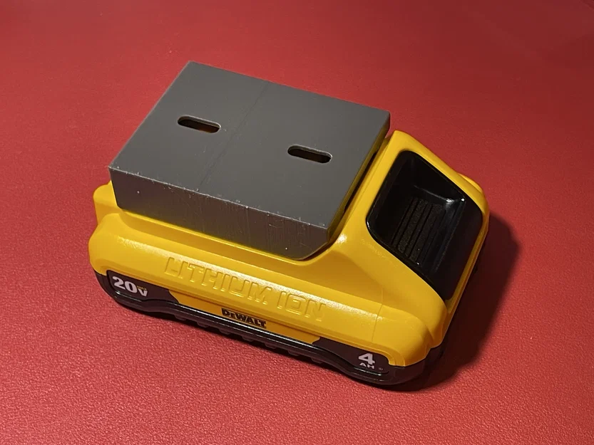 Giá treo pin Dewalt 20v cho bảng IKEA SKADIS gọn gàng, tiện lợi - Image 4