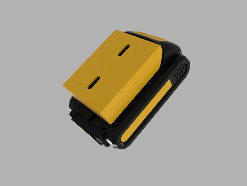 Giá treo pin Dewalt 20v cho bảng IKEA SKADIS gọn gàng, tiện lợi - Image 5