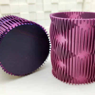 Intersection Spiral Vase - Mẫu bình hoa, ống cắm bút 3D ấn tượng