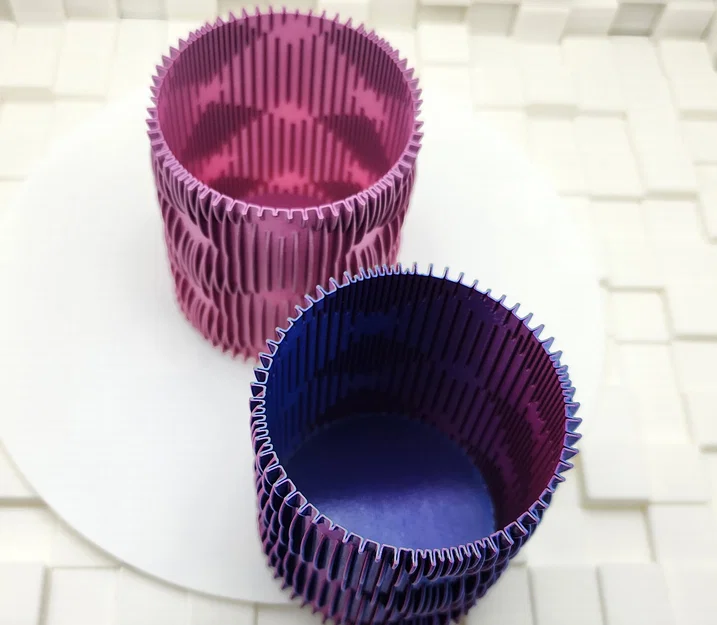 Intersection Spiral Vase - Mẫu bình hoa, ống cắm bút 3D ấn tượng - Image 4