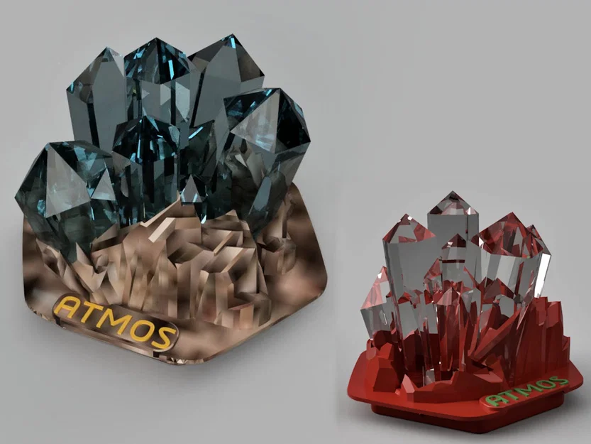MasterLiquid Atmos - Cool Crystals (Huy hiệu bơm Crystal Cap) - Image 1