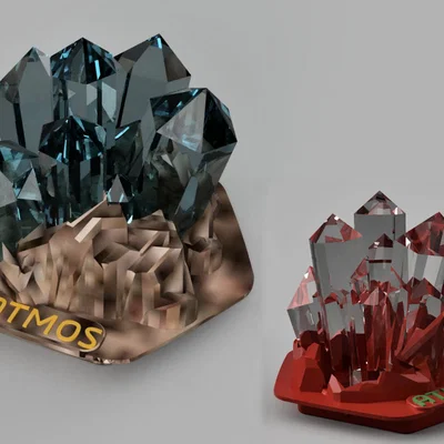 MasterLiquid Atmos - Cool Crystals (Huy hiệu bơm Crystal Cap)