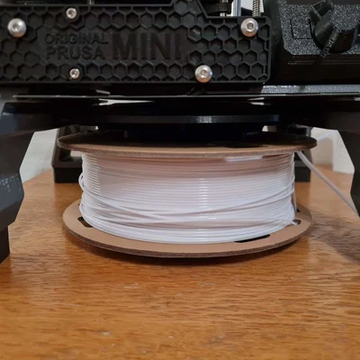 Giá đỡ cuộn filament ngang treo dưới đế Prusa Mini (Universal)