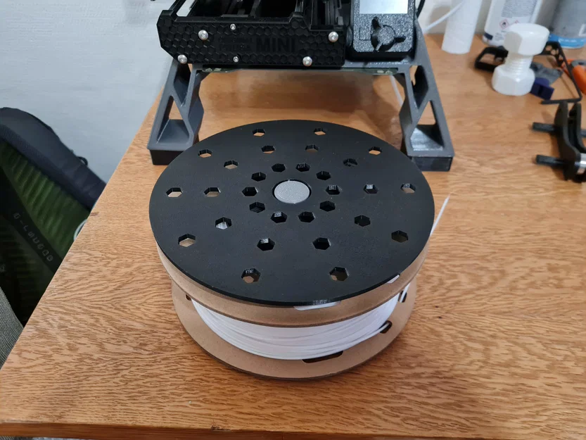 Giá đỡ cuộn filament ngang treo dưới đế Prusa Mini (Universal) - Image 2
