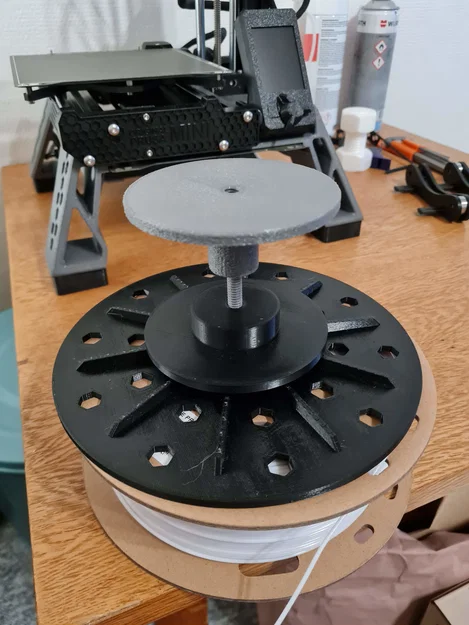 Giá đỡ cuộn filament ngang treo dưới đế Prusa Mini (Universal) - Image 3