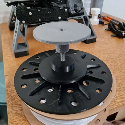 Giá đỡ cuộn filament ngang treo dưới đế Prusa Mini (Universal)