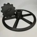 Giá đỡ cuộn nhựa ngang cho Prusa Mini - Tối ưu không gian in 3D - Thumbnail 7