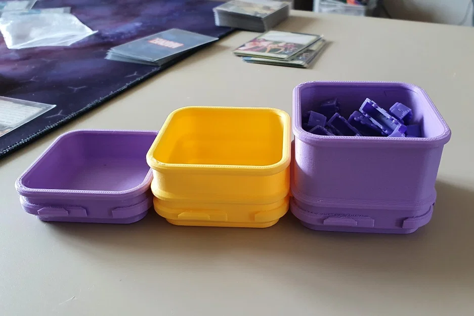 Cốc phân loại ghép khớp dạng vuông (Interlocking Sorting Cups - Square Shape) - Image 7