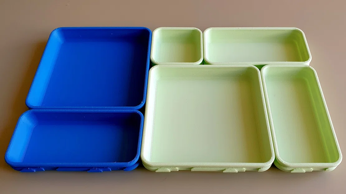 Cốc phân loại ghép khớp dạng vuông (Interlocking Sorting Cups - Square Shape) - Image 8