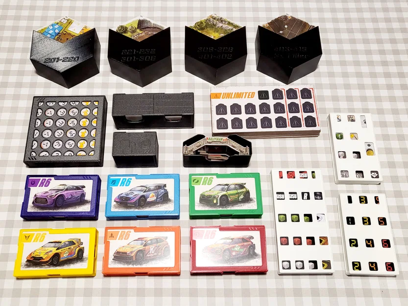 Rallyman DIRT - Box Organizer (kèm mọi expansion & Kickstarter extras) - Image 2