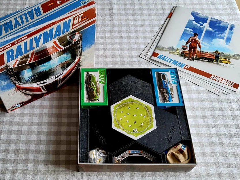 Rallyman GT - Bộ Organizer cho hộp (gồm mọi expansion & Kickstarter extras) - Image 1