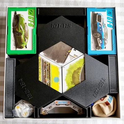 Rallyman GT - Bộ Organizer cho hộp (gồm mọi expansion & Kickstarter extras)