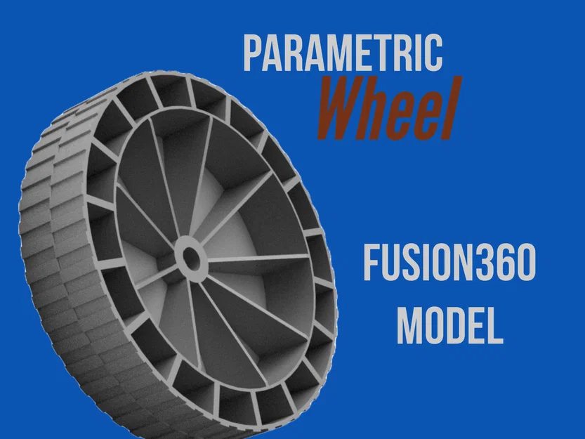 Bánh xe parametric (F360) – Wheel parametric (F360) - Image 1
