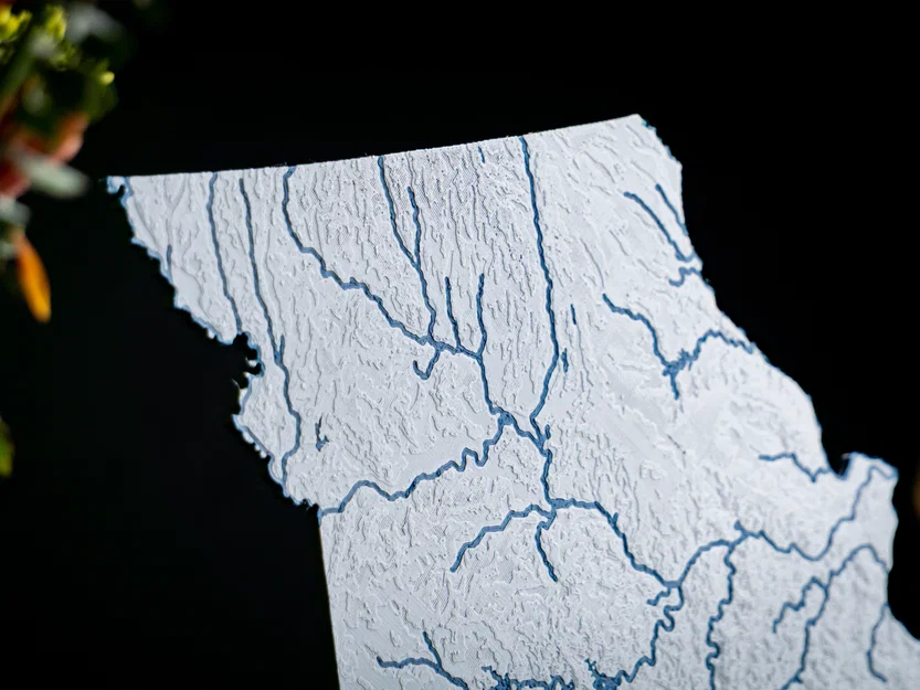 Bản đồ địa hình Missouri, USA (MO) kèm sông ngòi - Image 3