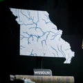 Bản đồ địa hình Missouri, USA (MO) kèm sông ngòi - Thumbnail 4