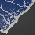 Bản đồ địa hình South Carolina, USA (SC) kèm sông ngòi - Thumbnail 3