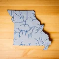 Bản đồ địa hình Missouri, USA (MO) kèm sông ngòi - Thumbnail 8
