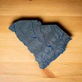 Bản đồ địa hình South Carolina, USA (SC) kèm sông ngòi - Thumbnail 8