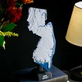 Bản đồ địa hình New Jersey, USA (NJ) kèm sông ngòi - Thumbnail 1