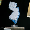 Bản đồ địa hình New Jersey, USA (NJ) kèm sông ngòi - Thumbnail 7