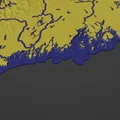Bản đồ địa hình nổi Maine, USA (ME) kèm sông ngòi - Thumbnail 4