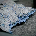 Bản đồ địa hình nổi Maine, USA (ME) kèm sông ngòi - Thumbnail 10