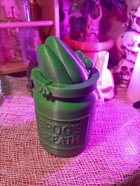 Frogs Breath – Hũ lưu trữ trang trí Halloween/Giáng Sinh - Image 5