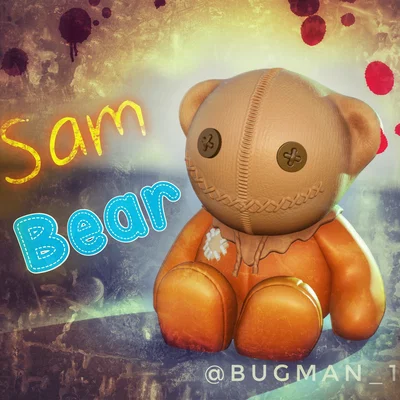 Sam Bear – Gấu quái dễ thương cho Halloween