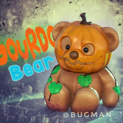 Gourdo Bear – Gấu nhỏ dễ thương mặc đồ Halloween