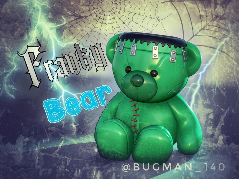 Franky Bear – Gấu quái nhỏ dễ thương - Image 1