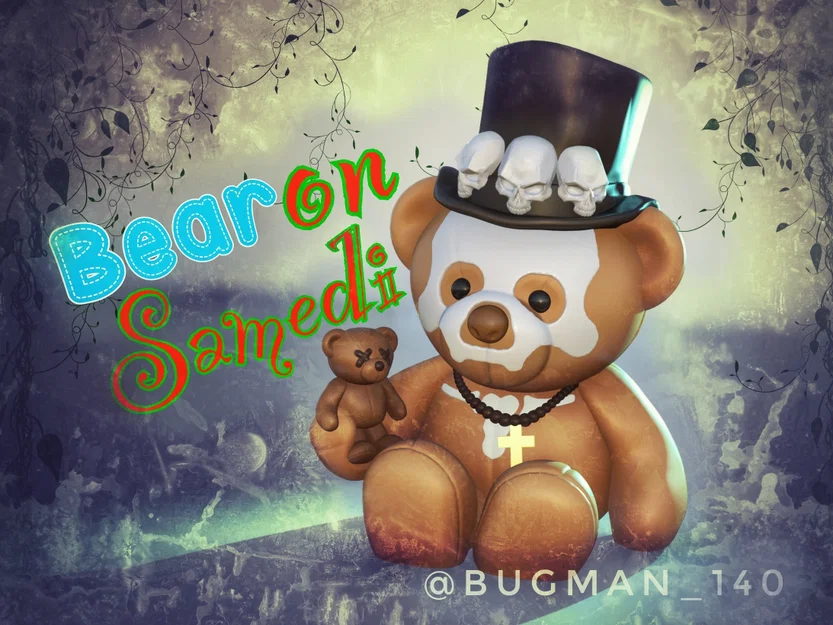 BEARon Samedi – Gấu voodoo dễ thương - Image 1