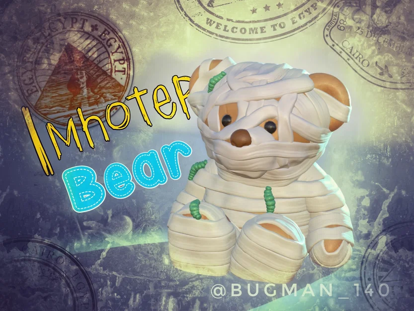 Imhotep Bear – Gấu Mummy dễ thương - Image 1