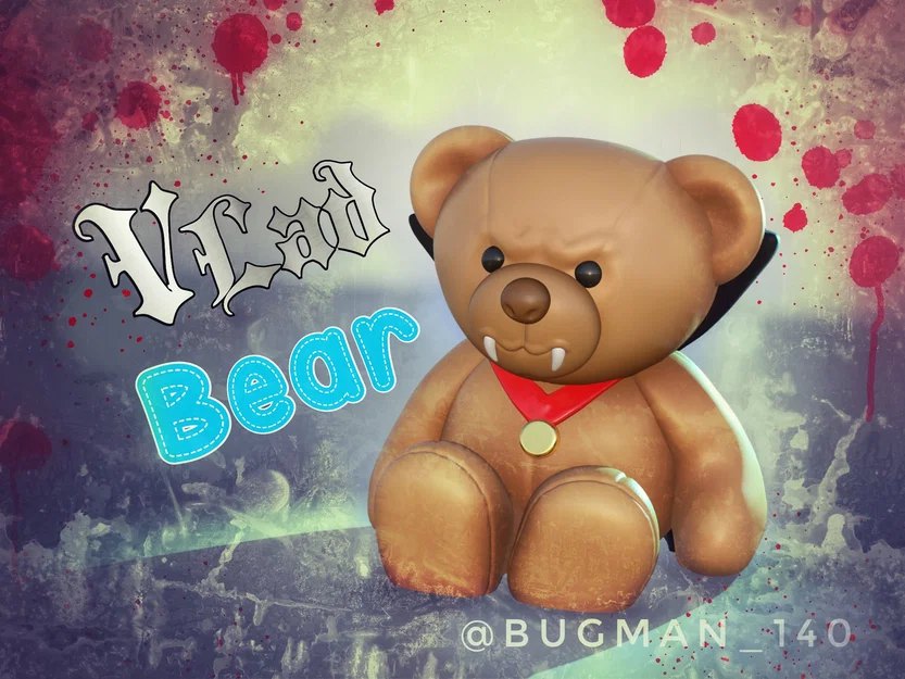 Vlad Bear – Gấu Ma Cà Rồng Dễ Thương - Image 1