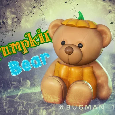 Pumpkin Bear – Gấu nhỏ dễ thương hóa trang Halloween
