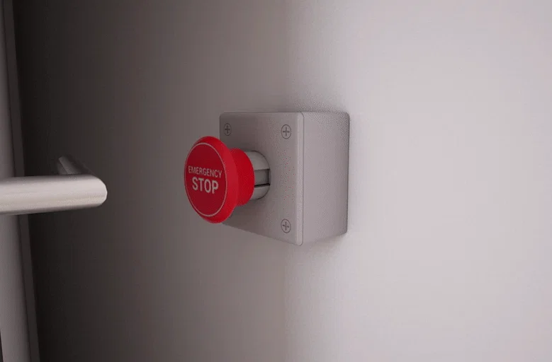 Nút STOP! khẩn cấp (cho cửa) – Emergency (door) STOP! - Image 2
