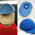 Mũ Lưỡi Trai 3D Cho Mô Hình Nhân Vật Minifig Cỡ Lớn - Thumbnail 1