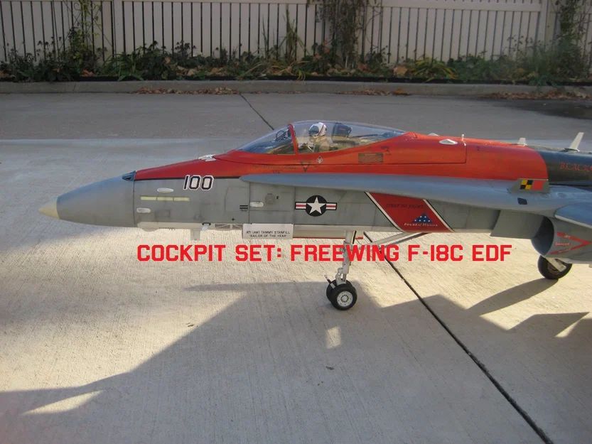 Bộ Cockpit: Freewing F-18C Hornet 1/11 EDF R/C Jet - Image 1